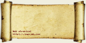 Jovana Tasovac vizit kartica